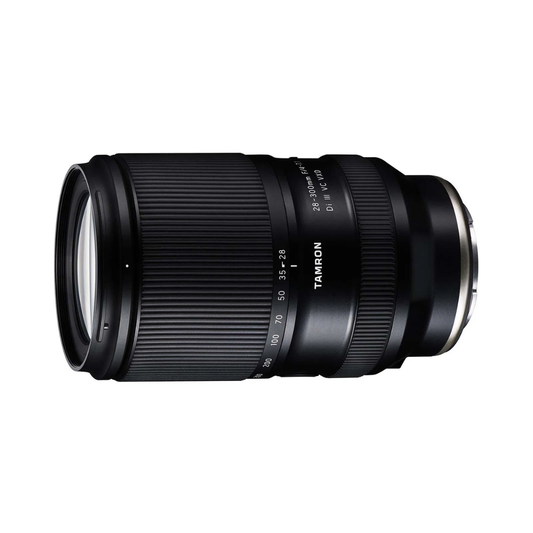 TAMRON 28–300mm f/4-7.1 Di III VC VXD lens for Sony full-frame camera