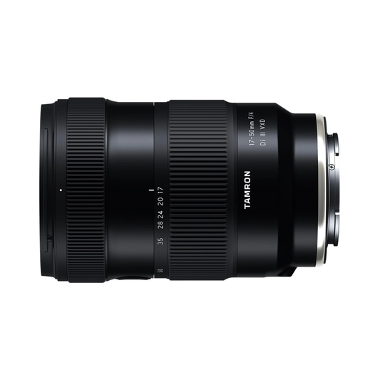 Tamron 17-50mm f4 Di III VXD lens for Sony full-frame mirrorless camera