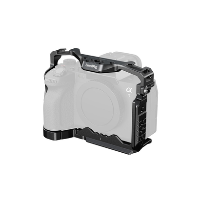 SmallRig 3667B full cage mounted on Sony Alpha mirrorless camera for video rigging and accessories