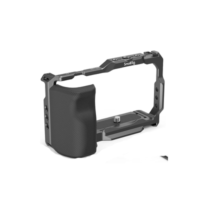 SmallRig Cage with Grip 3538B for Sony ZV-E10 camera with ergonomic handle and mounting points
