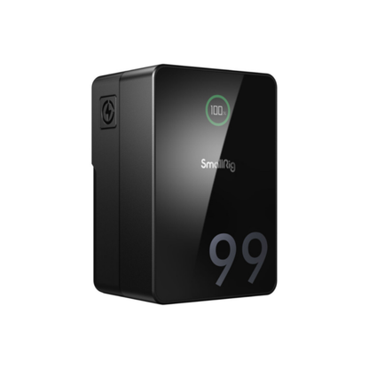 SmallRig VB99 Pro Mini V-Mount Battery 4292 compact 99Wh battery with USB-C PD and D-Tap output for camera rigs available at Camera Club
