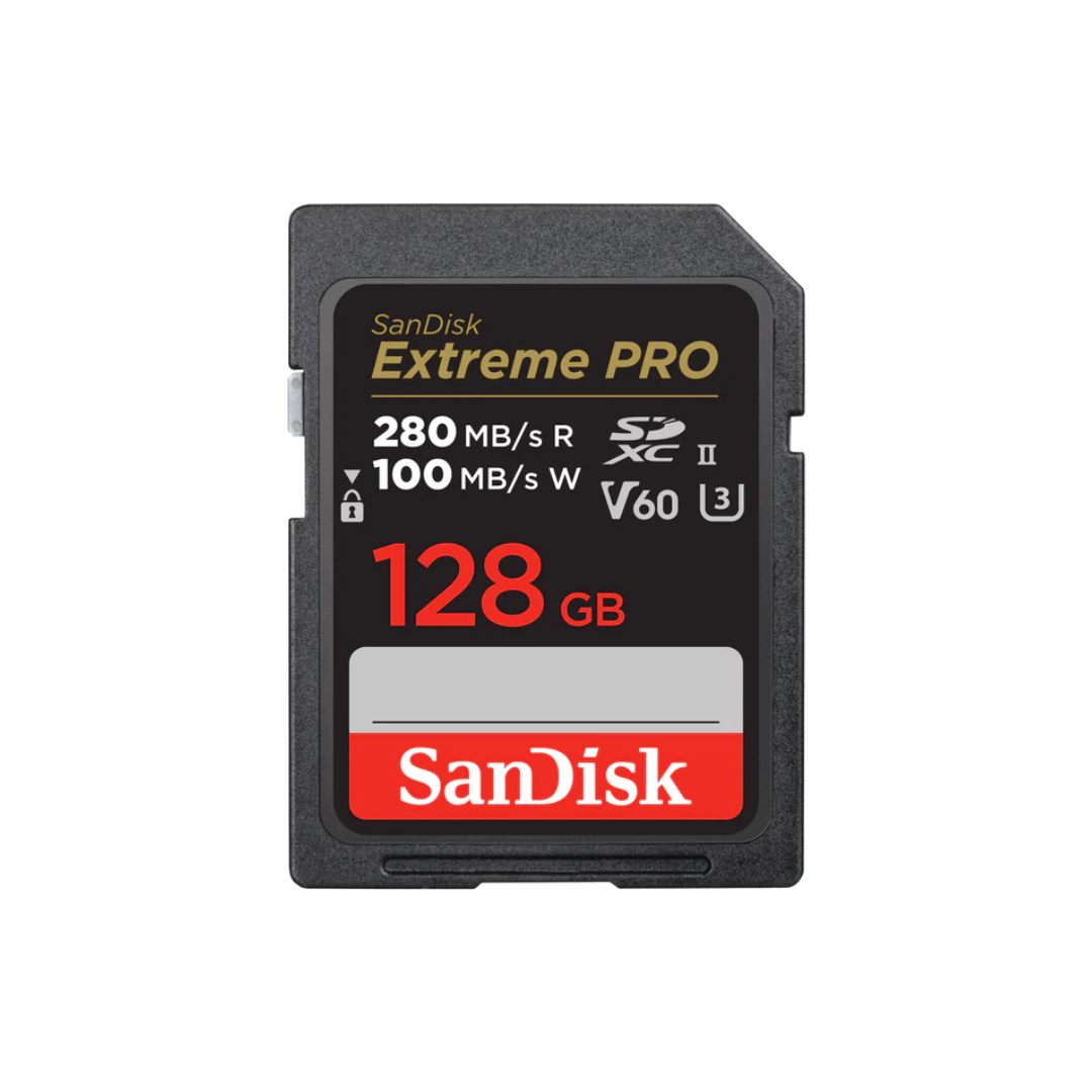 SanDisk SD Card Extreme Pro V60 280MB/s high-speed memory card for cameras