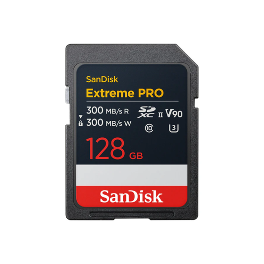 SanDisk Extreme Pro SD Card V90 with 300 MB/s read speed