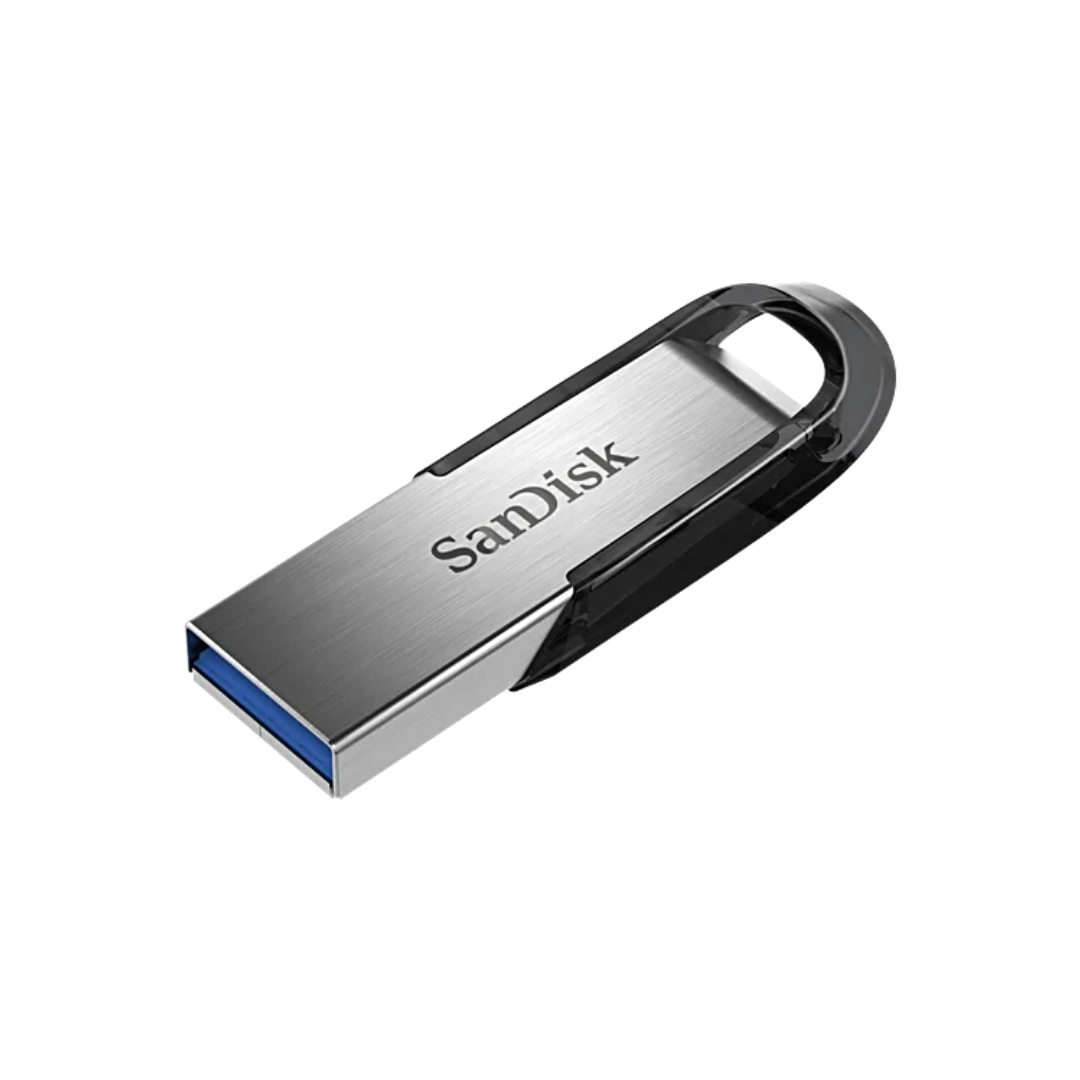 SanDisk Ultra Flair CZ73 USB 3.0 flash drive with sleek metal design and high-speed data transfer