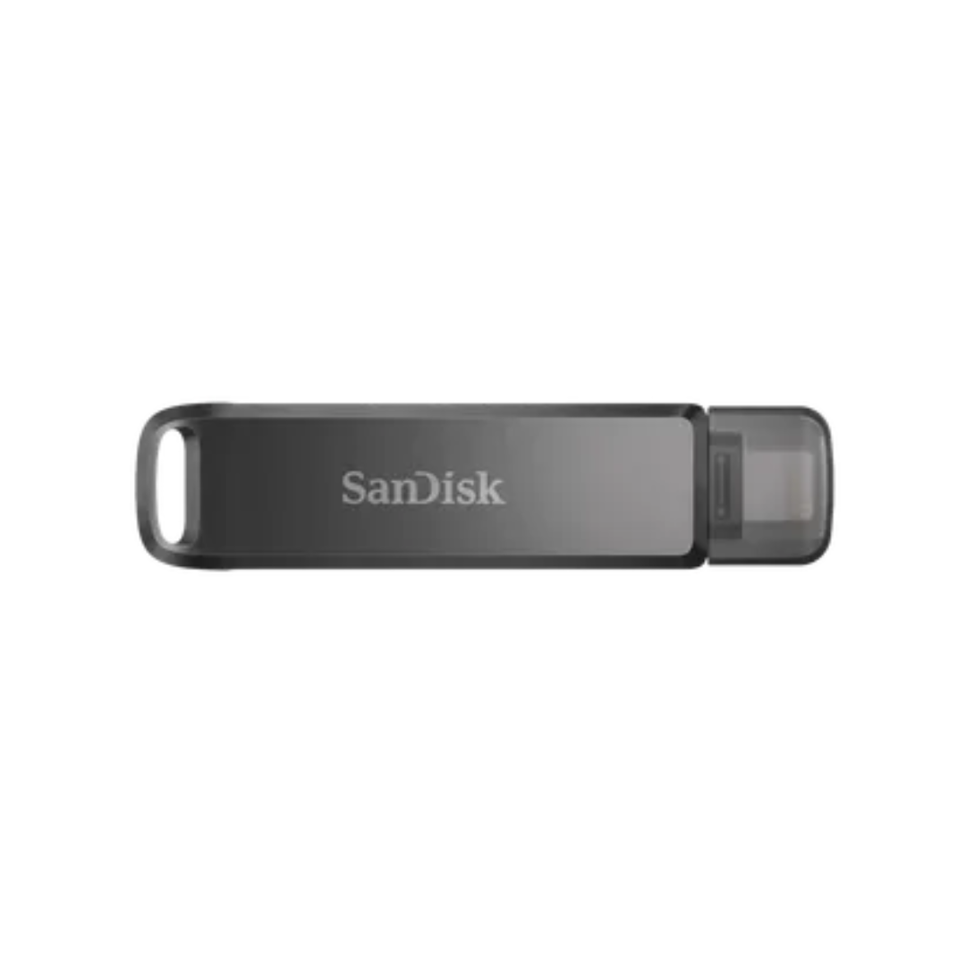 SanDisk iXpand Luxe metal flash drive with Lightning and USB Type-C connectors for iPhone iPad storage backup