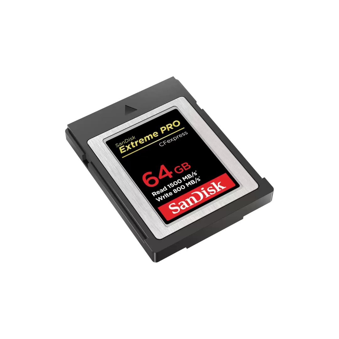 SanDisk Extreme Pro CFexpress Type B Memory Card high-speed storage for professional cameras
