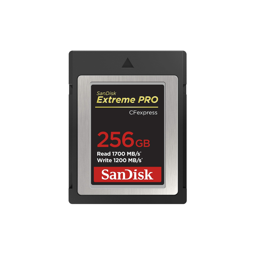 SanDisk Extreme Pro CFexpress Type B Memory Card high-speed storage for professional cameras