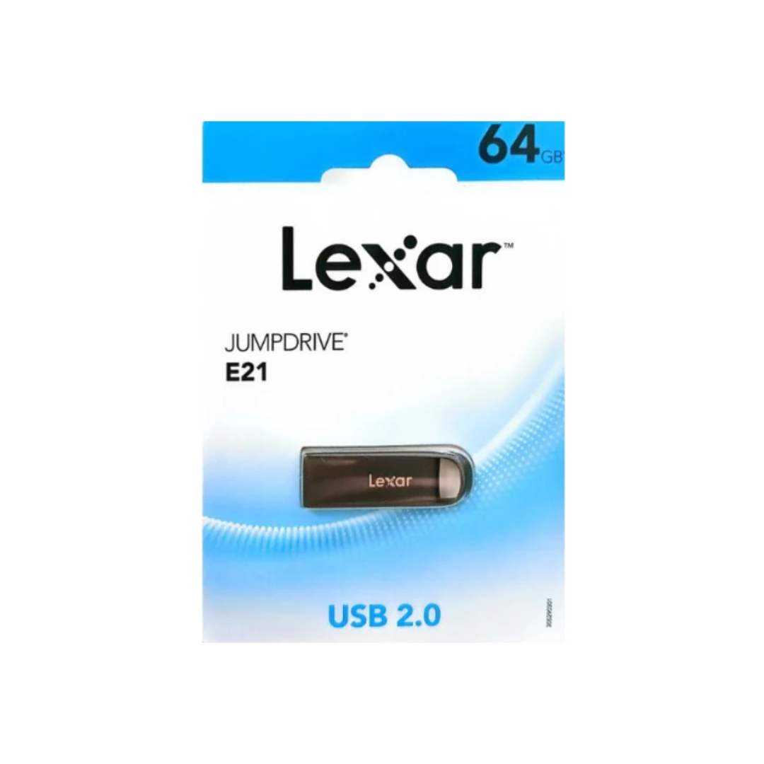 Lexar E-21 USB Flash Drive with sleek design for fast data transfer