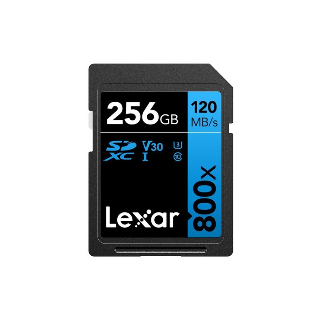 Lexar 800-X high speed memory card for camera storage and data transfer