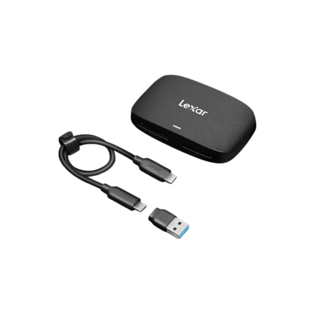 Lexar Advanced Card Reader with sleek design and fast data transfer