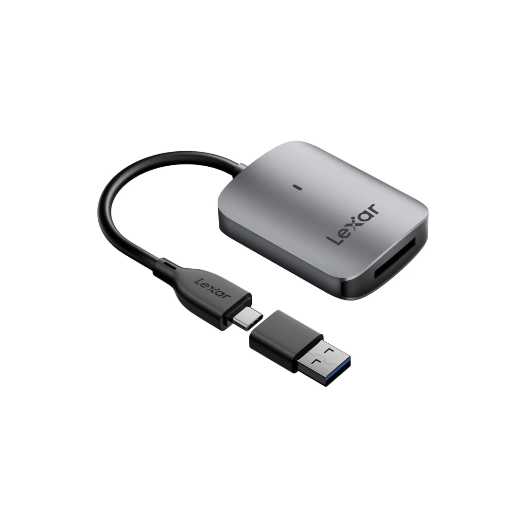 Lexar Advanced Card Reader with sleek design and fast data transfer