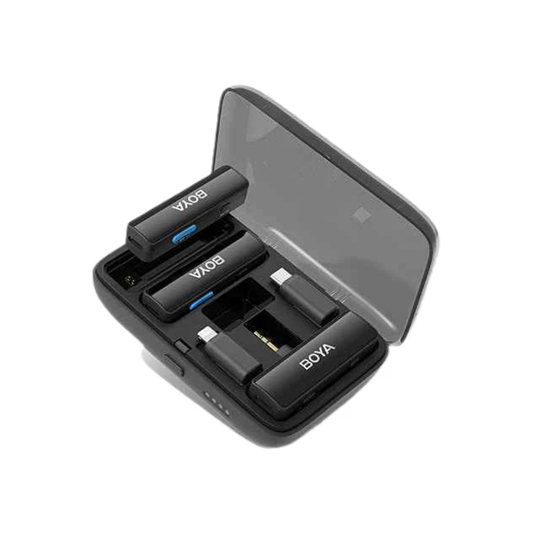 BOYA BOYALINK Wireless Microphone System with transmitter and receiver