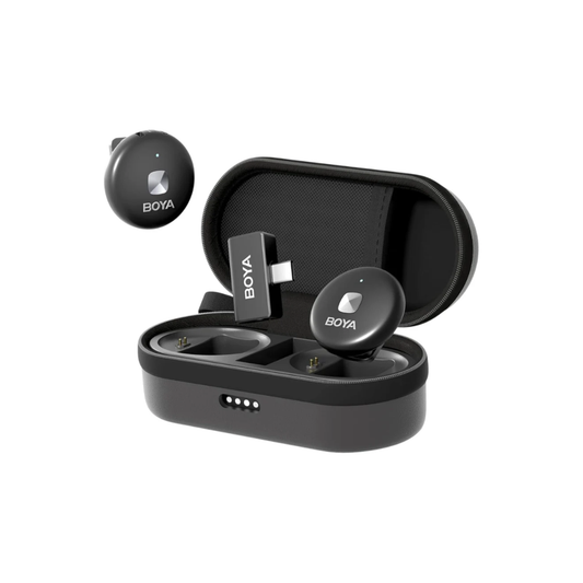BOYA OMIC-U Wireless Microphone with Lavalier for Smartphones and Cameras