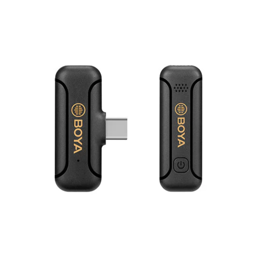 BOYA BY-WM3T2 wireless microphone compact dual channel system for smartphone and camera recording