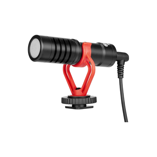 BOYA BY-MM1 Series compact shotgun microphone for DSLR camera smartphone video recording