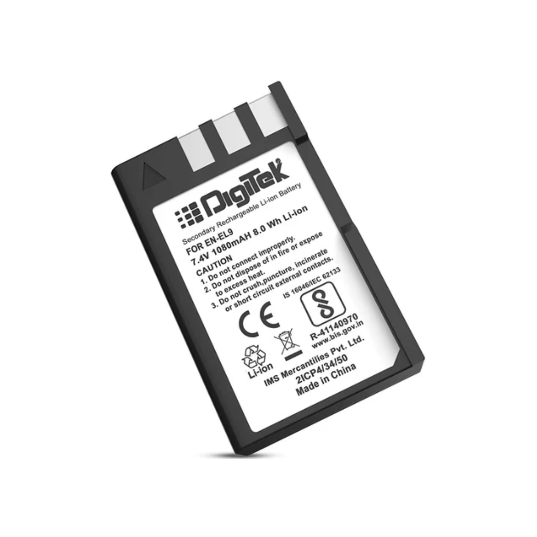 Digitek EN Series rechargeable battery for cameras and devices