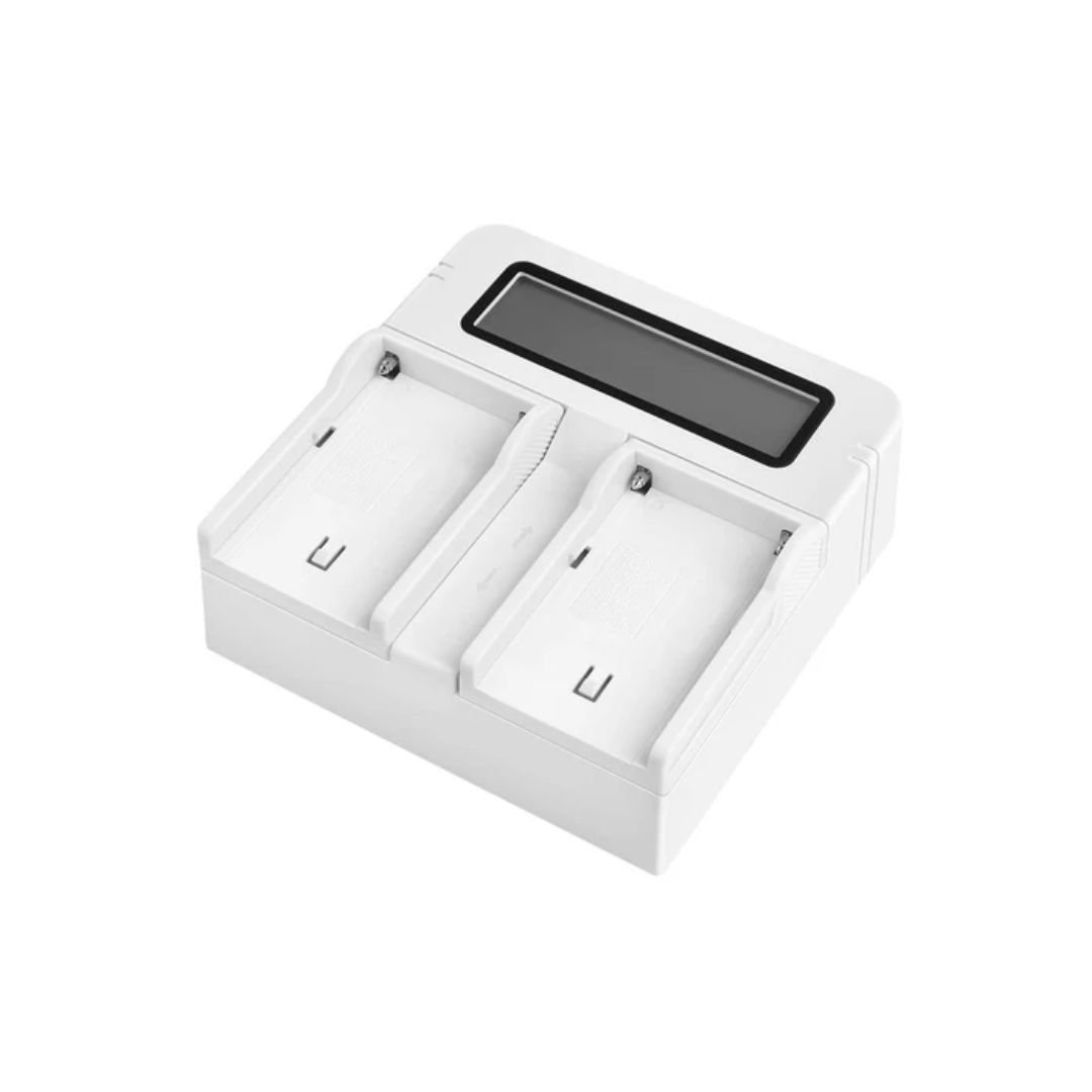 Digitek USB Battery Charger with USB Cable on White Background