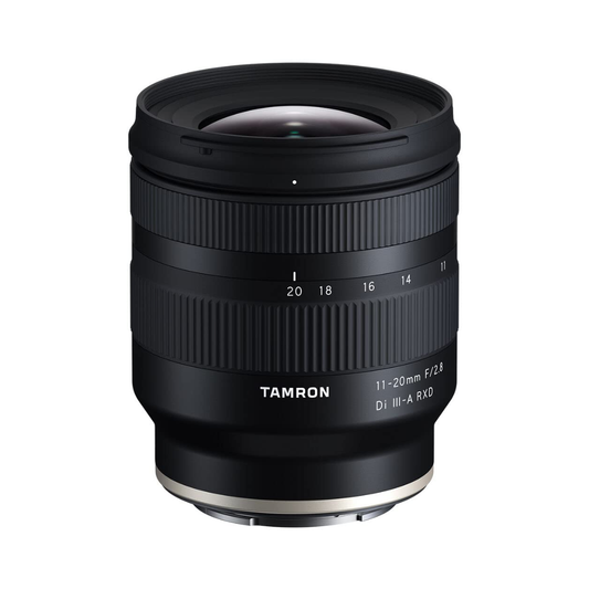 Tamron 11-20mm f/2.8 Di III-A RXD ultra wide zoom lens for Sony E and Fujifilm X mount APS-C cameras