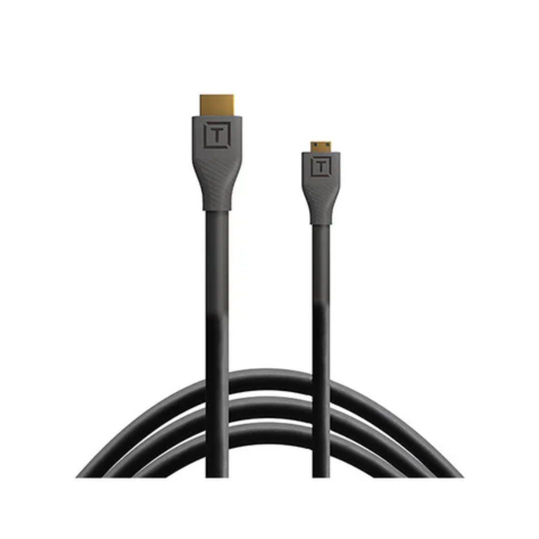 Tethertool TetherPro HDMI Micro to HDMI 2.0 Cable Black for camera to monitor connection