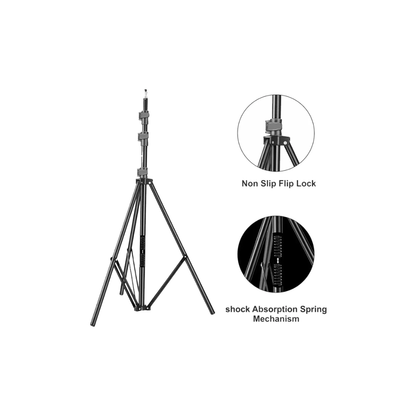 HIFFIN Heavy-Duty 9ft Light Stand for studio photography lighting setup