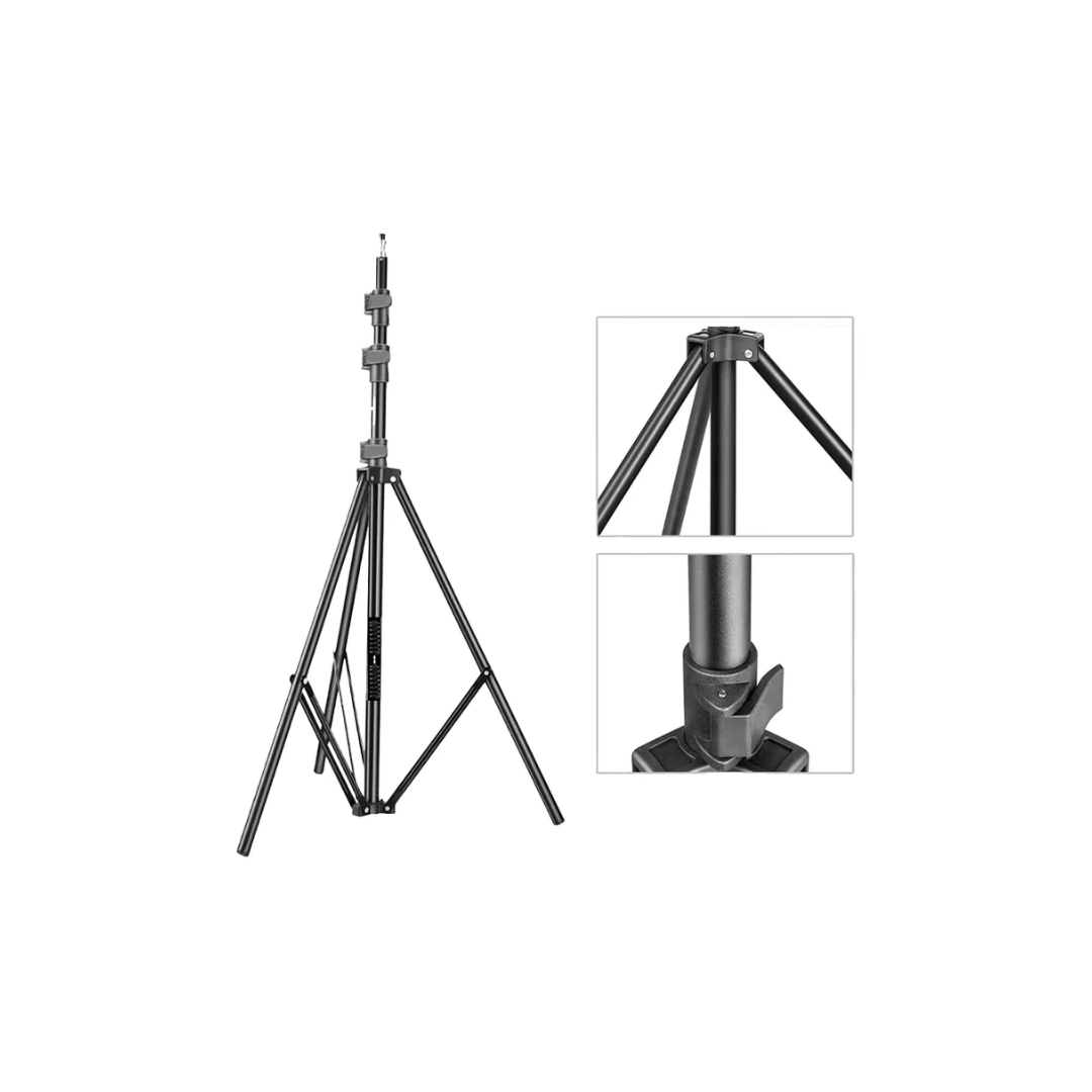 HIFFIN Heavy-Duty 9ft Light Stand for studio photography lighting setup
