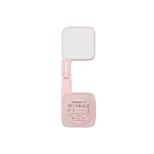 Amaran Go Pink LED light with adjustable brightness and compact design