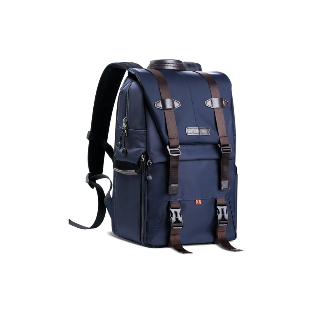 K&F Concept Beta Backpack Zip 20L KF087 camera backpack for DSLR and mirrorless cameras with organized storage compartments available at Camera Club