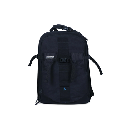 Photron Pro Runner 320 AW II camera backpack featuring spacious compartments, weather-resistant build, and organized storage for DSLR gear and accessories.