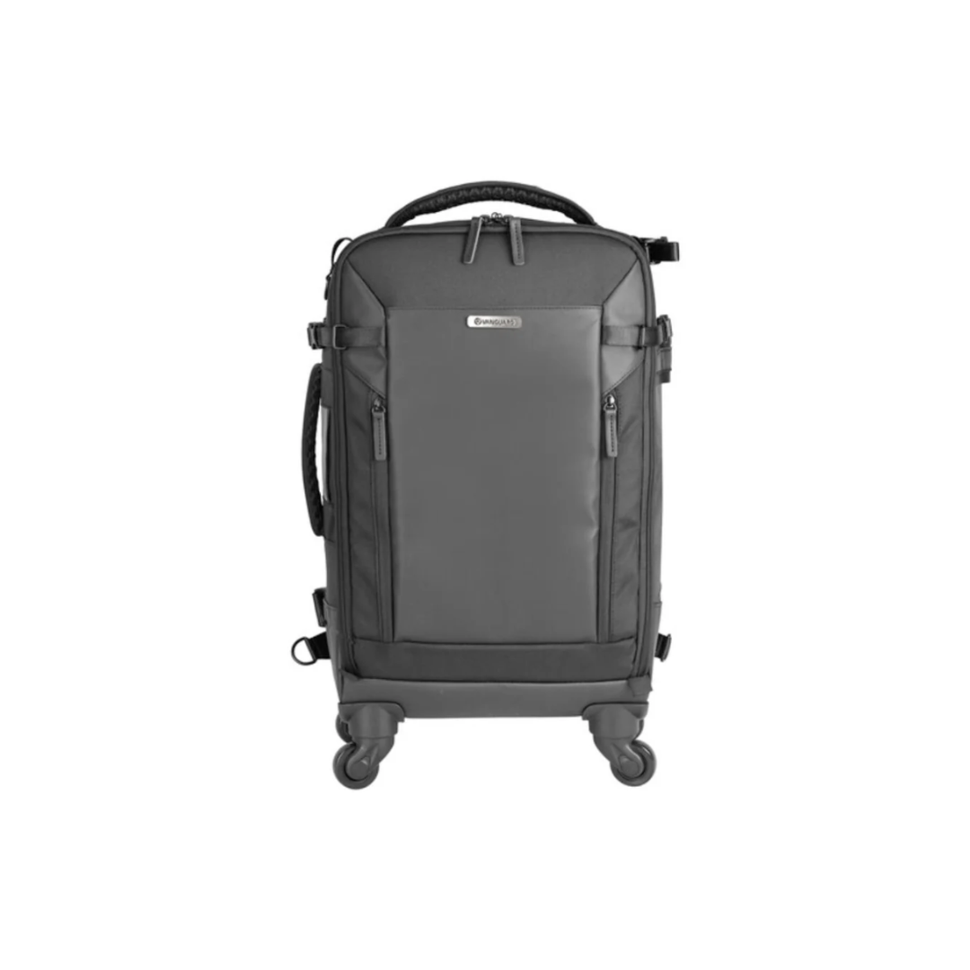 Vanguard VEO Select 58T Camera Roller Backpack, durable rolling camera bag with tripod support and spacious compartments