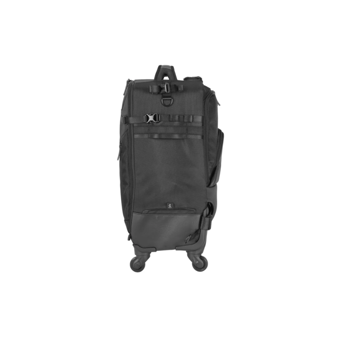 Vanguard VEO Select 58T Camera Roller Backpack, durable rolling camera bag with tripod support and spacious compartments