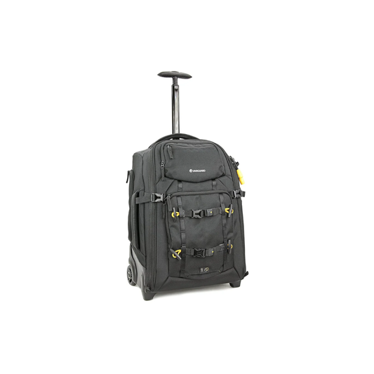 Vanguard Alta Fly Rolling Camera Bag Series, wheeled professional camera bag designed for DSLR and mirrorless gear storage and travel convenience