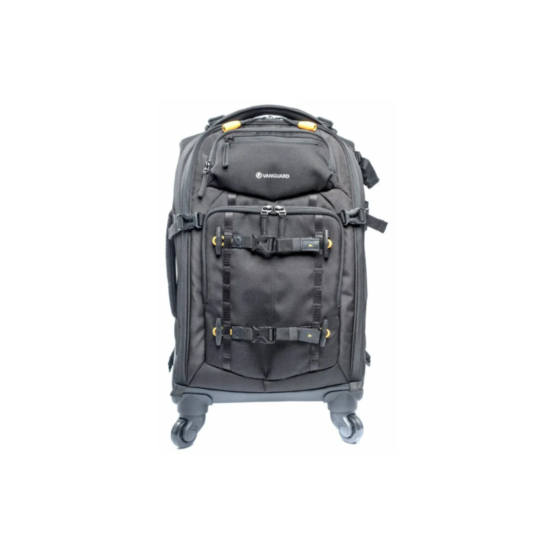 Vanguard Alta Fly Rolling Camera Bag Series, wheeled professional camera bag designed for DSLR and mirrorless gear storage and travel convenience
