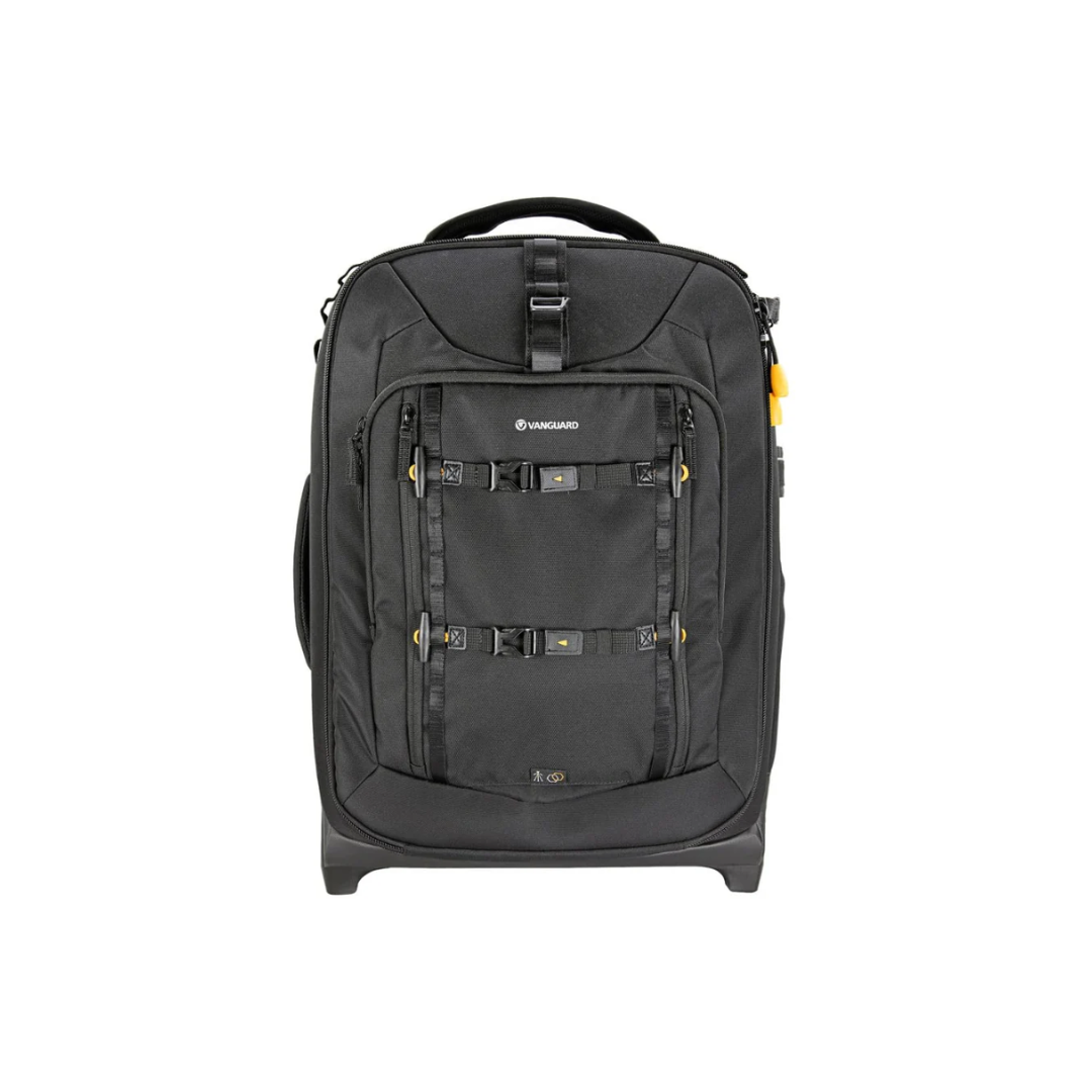 Vanguard Alta Fly Rolling Camera Bag Series, wheeled professional camera bag designed for DSLR and mirrorless gear storage and travel convenience