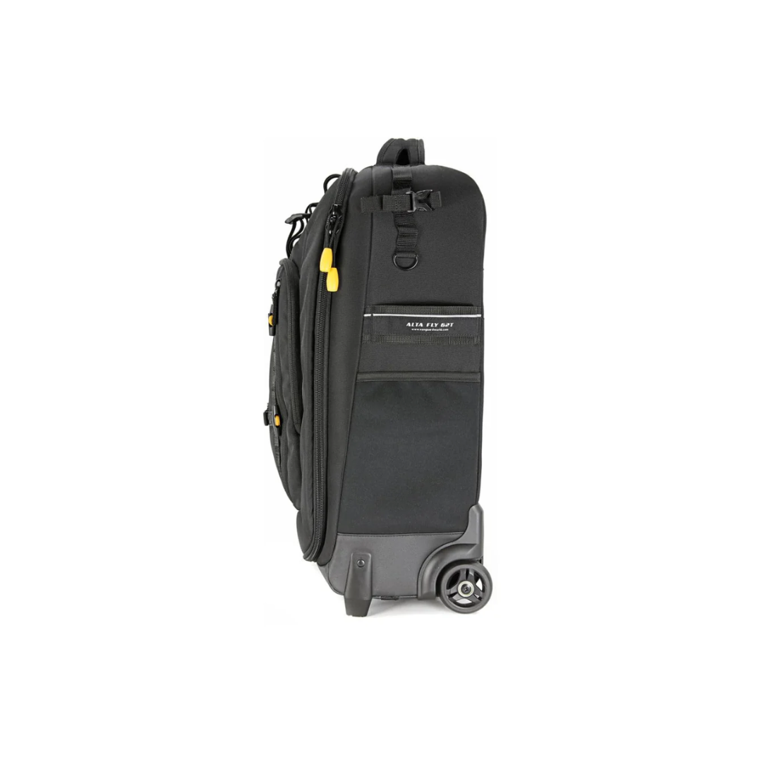 Vanguard Alta Fly Rolling Camera Bag Series, wheeled professional camera bag designed for DSLR and mirrorless gear storage and travel convenience