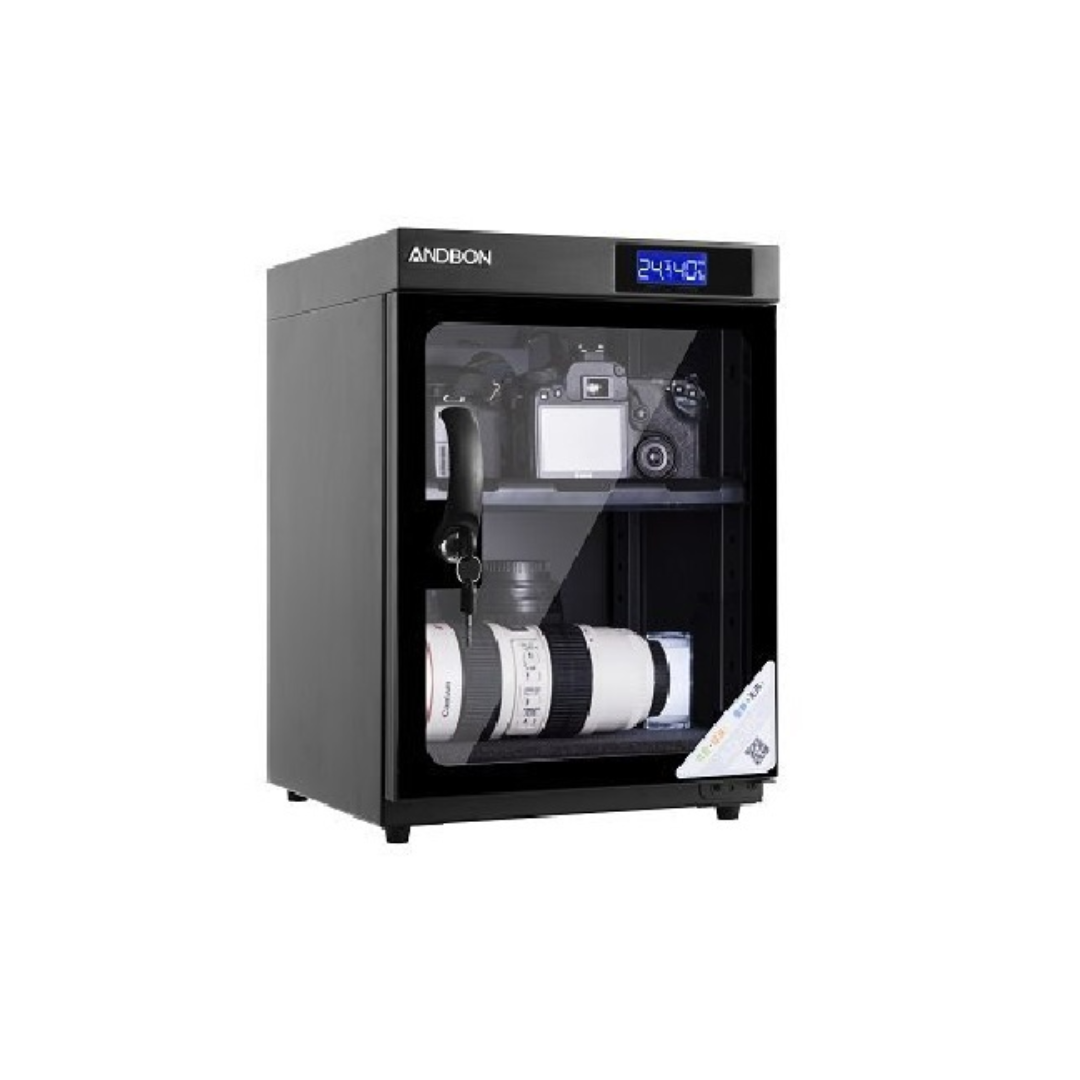 Unboxed Andbon AD-30C electronic dry cabinet for camera and lens moisture protection storage at Camera Club