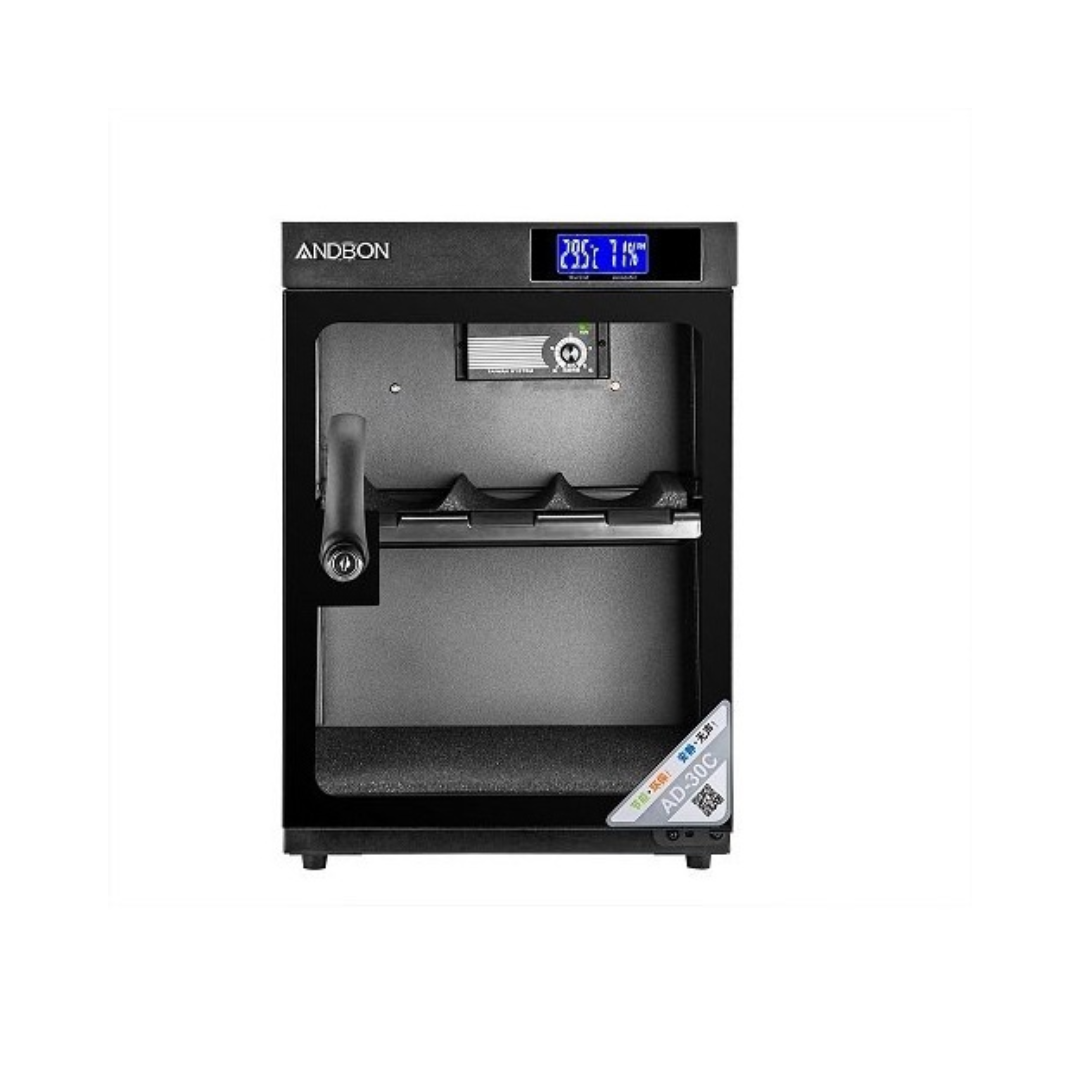 Unboxed Andbon AD-30C electronic dry cabinet for camera and lens moisture protection storage at Camera Club