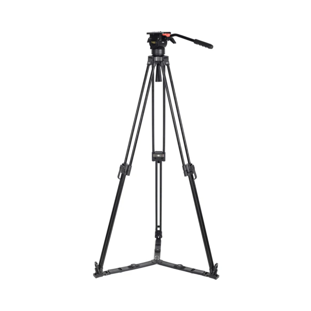 TS50AL aluminum fluid head tripod kit for video and photography use available at Camera Club