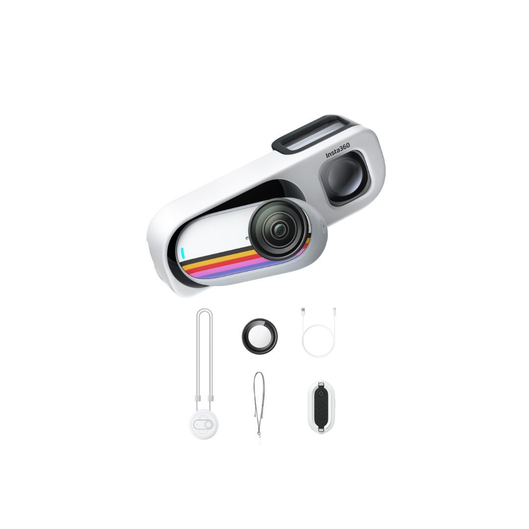 Insta360 GO 3S Retro 128GB White Action Camera Available at Camera Club