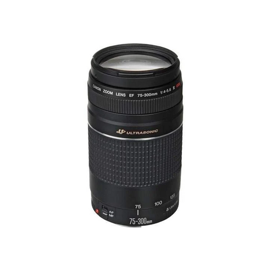 Unboxed Canon EF 75-300mm f/4-5.6 III telephoto zoom lens for Canon DSLR cameras