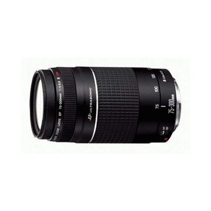 Unboxed Canon EF 75-300mm f/4-5.6 III telephoto zoom lens for Canon DSLR cameras