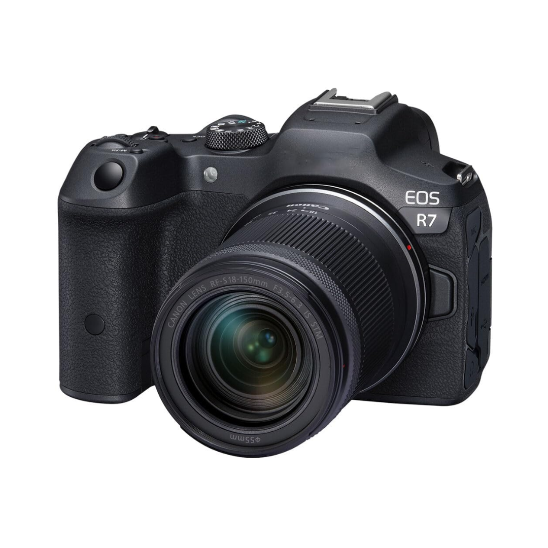Canon EOS R7 32.5MP mirrorless camera with RF-S 18-150mm lens kit APS-C camera