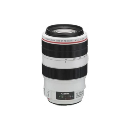 Used Canon EF 70-300mm f/4-5.6L IS USM telephoto zoom lens for Canon DSLR cameras at Camera Club
