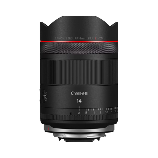 Canon RF 14mm f/1.4 L VCM ultra wide prime lens for Canon RF mount full frame cameras