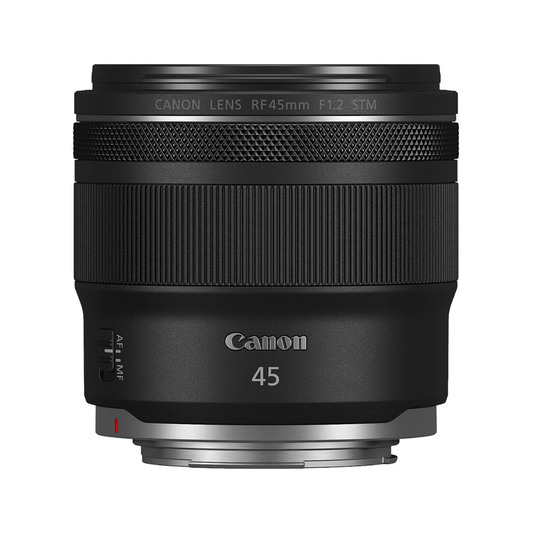 Canon RF 45mm f/1.2 STM prime lens for Canon RF mount mirrorless camera