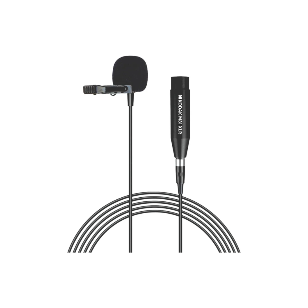 KODAK Lavalier Microphone Series clip-on mic for clear audio recording