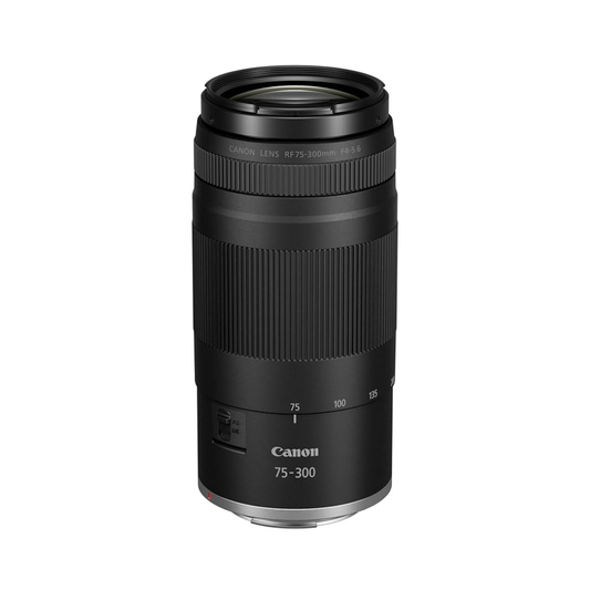 Canon RF 75-300mm f/4-5.6 telephoto zoom lens for mirrorless cameras