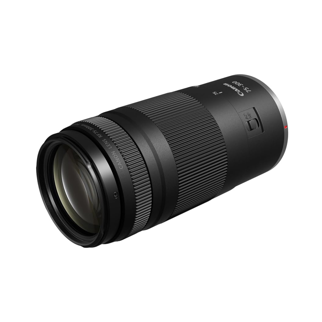 Canon RF 75-300mm f/4-5.6 telephoto zoom lens for mirrorless cameras
