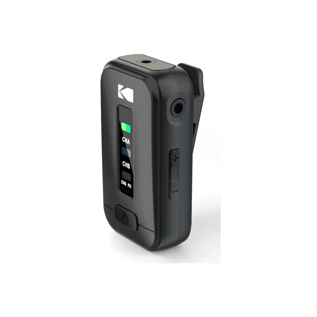 KODAK WM6 Wireless Microphone for Video and Audio Recording