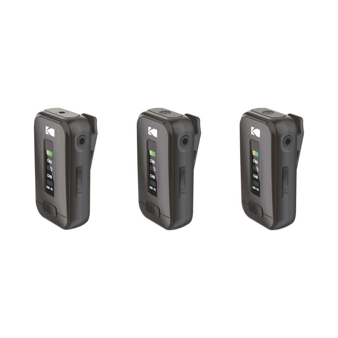 KODAK WM6 Wireless Microphone for Video and Audio Recording
