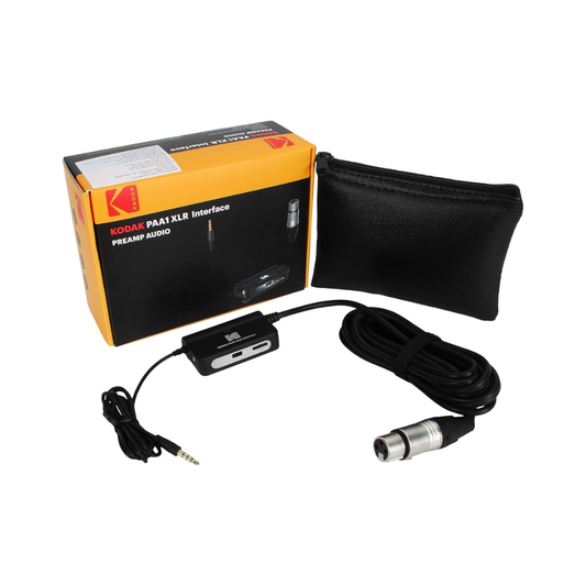 KODAK PAA1 XLR professional audio adapter for high quality sound recording
